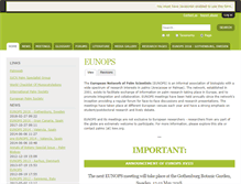 Tablet Screenshot of eunops.org